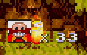 pixels pasted over Sonic's name