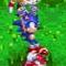 Tails carries Sonic & Knux