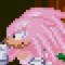 Super Knux goes after Sonic