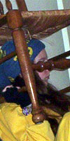 Me with a chair on my head