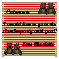Made by Charlotte, no site as of now