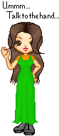 This is my other character for the CL RPG.  Her name is Beth and she's the bitch on the floor.  No one likes her one lil bit