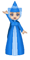 Merriweather from Disney's Sleeping Beauty.  My favorite of the Fairy Godmothers.  :-)