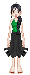 Along with me, I also dolled two of my best online friends, Noko, shown here...