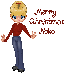 Christmas gift for my sister Noko
