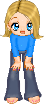 This is the doll that I made when Noko asked me to be her sister.  Go to the Gifts page to see the doll with the rest of the image that I sent her.