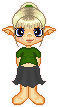 This is a doll of an elf character named Lilly that I play in an online RPG at the UG