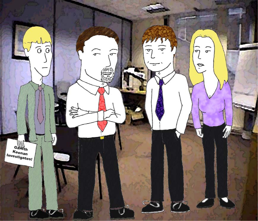 I'm particularly fond of Gareth in this one, and Tim's okay too, but David Brent doesn't look quite right.