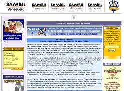 Thumbnails de la P�gina Principal del website http://www.sambilmall.com/