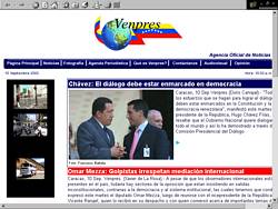 Thunbnails del website Venpres