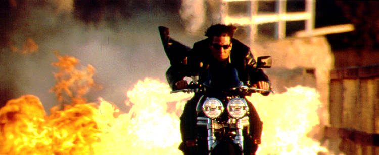 One of the best scenes on MI2 is the stunning bike chase!!!