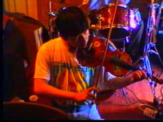 This is me and my oldest friend Alex the Violin jammin at a friends house