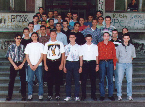 Maj 1997.  IIIE-1 sa razrednim staresinom Jovisom Vasicem
