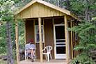 An inviting sleeping cabin