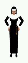 Sister Theresa's outfit from The Sim Sisters