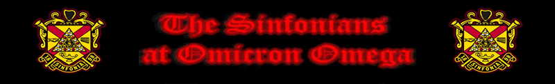 Sinfonians at Omicron Omega