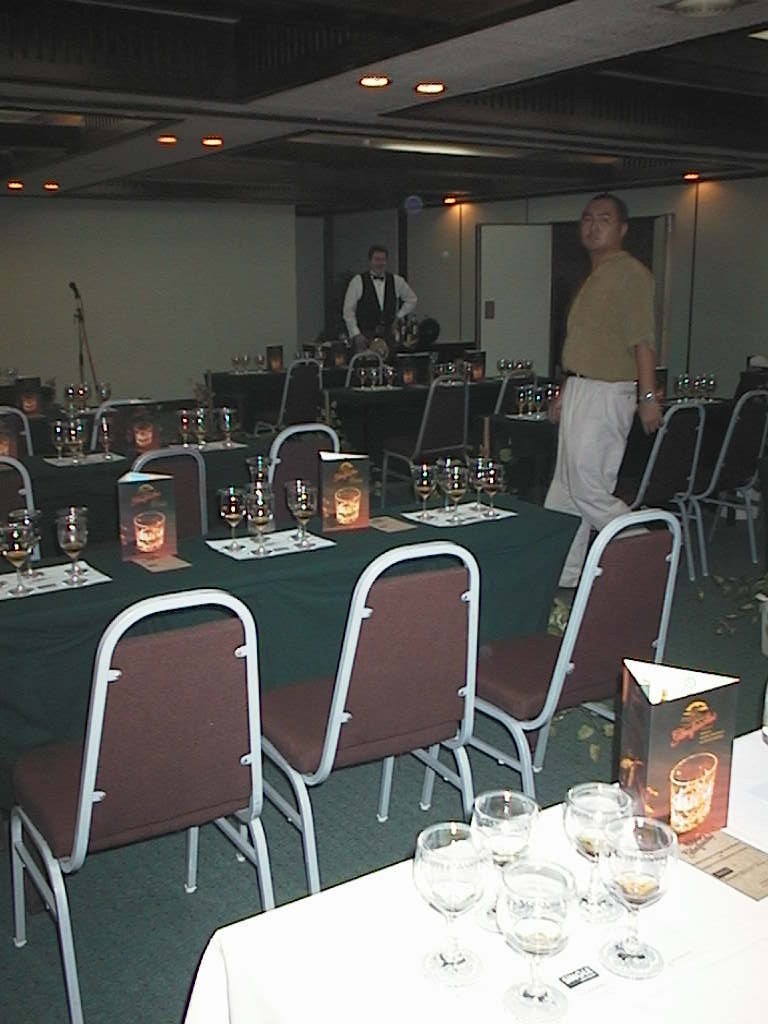 George Grant at the Raintree Club, Kuala Lumpur
