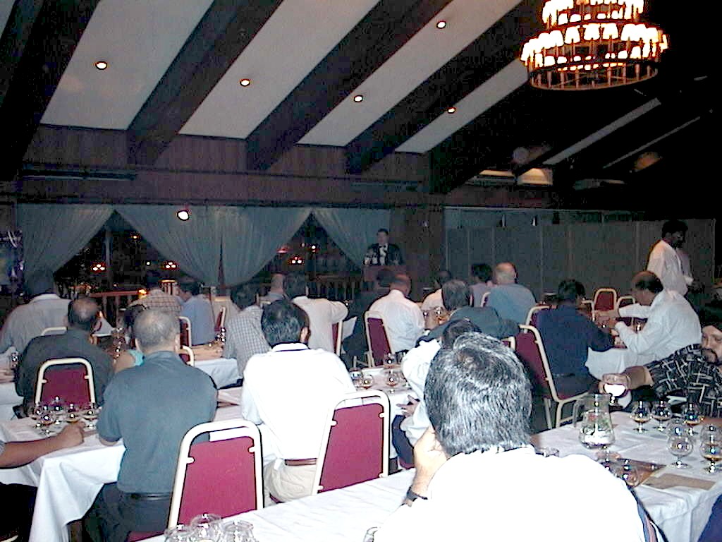 George Grant, Export Manager from J&G Grant at the Royal Selangor Club Ballroom