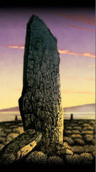 Special Illustration of First Blade of Light, commisioned by Highland Distillers