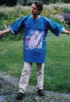 Chris's African shirt