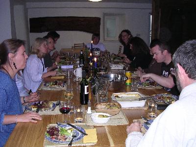 Dinner at Tynewydd