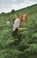 Tavia trying to lose Chris in the bracken