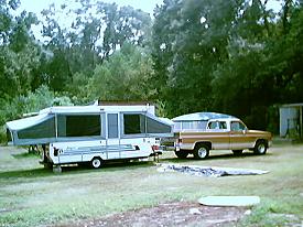 Camper and Truck