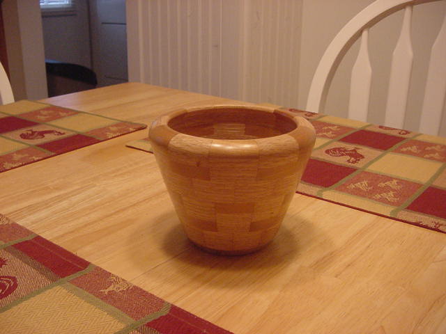 Segmented Bowl - Oak & Cherry