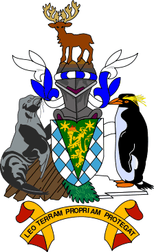 Escudo das Ilhas Ge�rgia do Sul e Sandwich do Sul