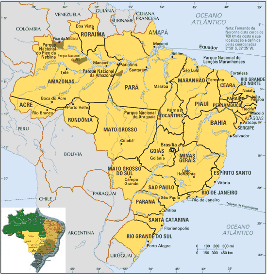 Mapa do Brasil