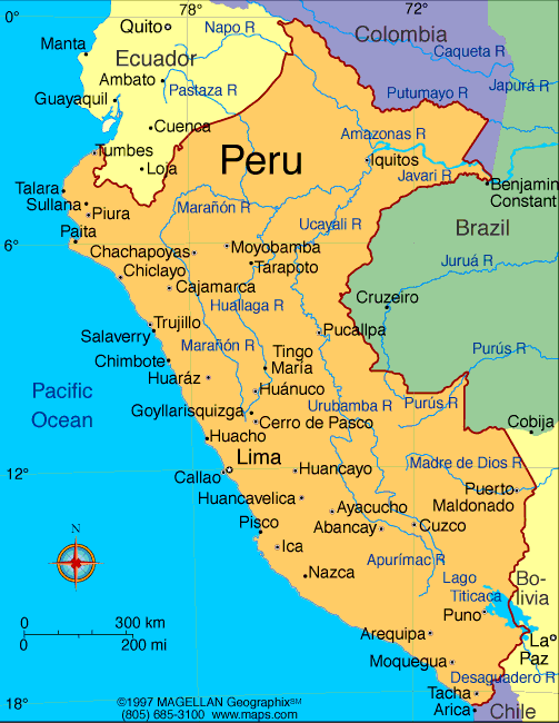 Mapa do Peru