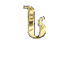 The letter "S". For example "See"