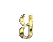 The letter "K". Very sharp