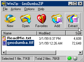 Winzip classic interface