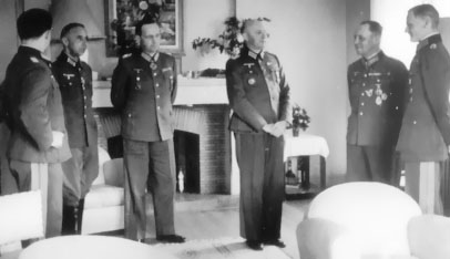 Rommel at a conference at OKW (High Command West)