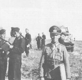 Rommel with the 7 Panzer division in Northern France
