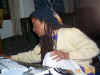 somayah at computer.JPG (104965 bytes)