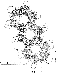 Electron density diagram of Anthracene