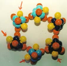 Model of anthracene terminal ring