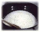 The rice is done.