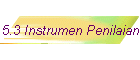 5.3 Instrumen Penilaian