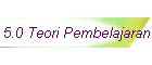5.0 Teori Pembelajaran