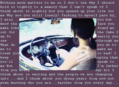 Farther from you every day...
