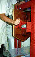 Photo of the press in use
