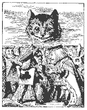 The Executioner Argues Over Whether the Cheshire Cat Can Be Beheaded