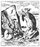 Mock Turtle and Gryphon Singing To Alice