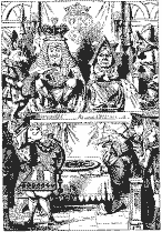 The King and Queen Inspect the Tarts In Court