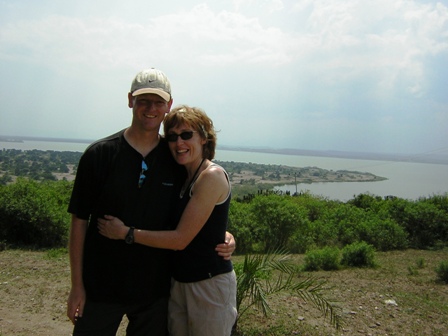 View over Lake Edward