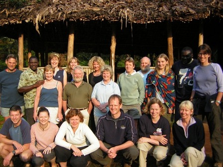 Our group Bwindi Campsite