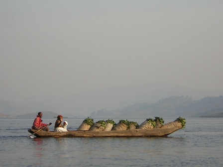 Tea to market, Lake Bunyonyi